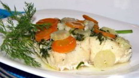 палтус в духовке в фольге