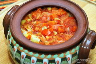 Палтус в горшочке