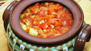 Палтус в горшочке