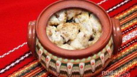 палтус в горшочке