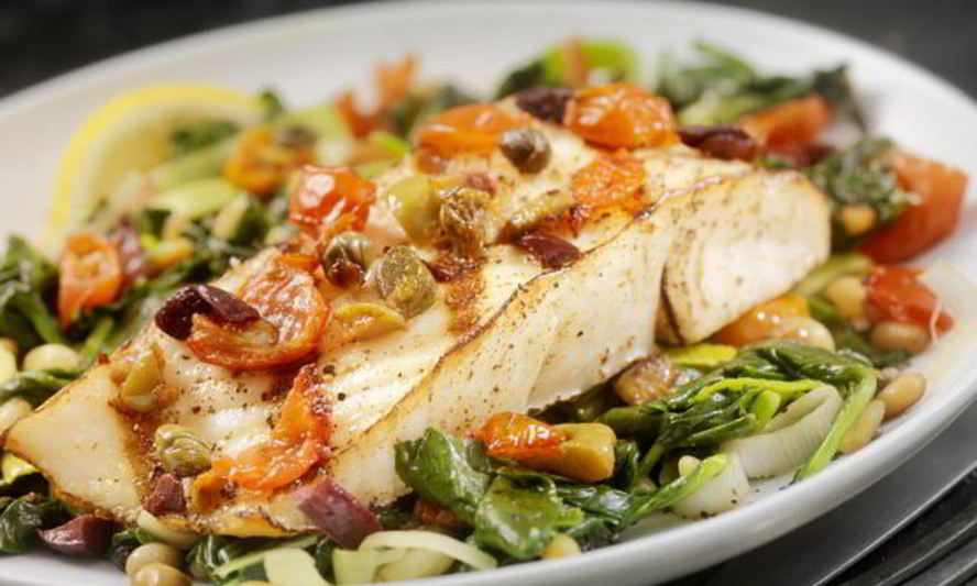 Рецепт печеные треска с луком в духовке