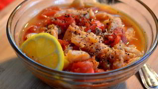 Пряная тушеная рыба