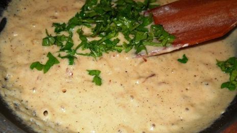 рыба на пару под луково-горчичным соусом