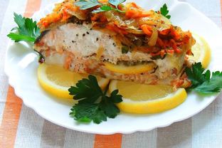 Рыба нерка запеченная в духовке с лимоном