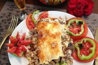 Рыба по-суздальски с гречневой крупой