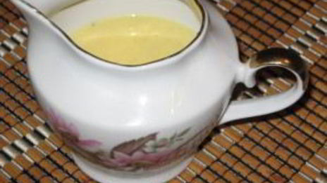 рыба под белым соусом