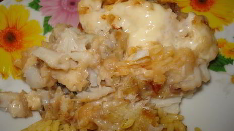 рыба под яблоками