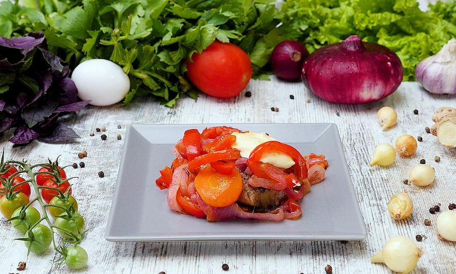 Рецепт рыба с овощами