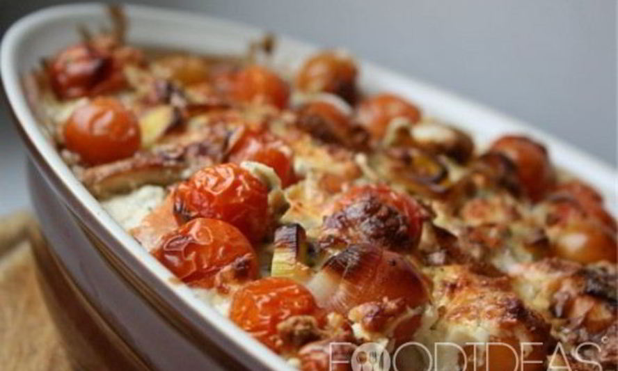 Рецепт рыба с помидорами и сыром