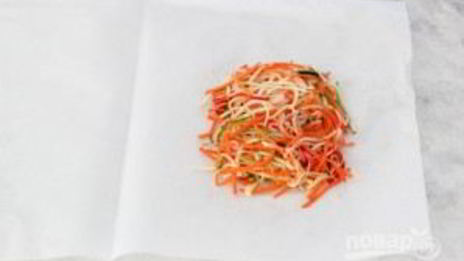 рыба в духовке с овощами