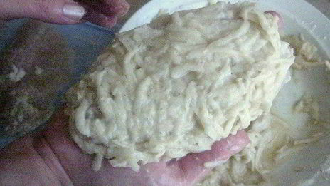 рыба в картофельной корочке