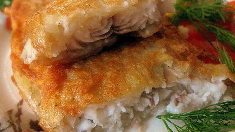 рыба в картофельной корочке