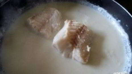 рыба в молоке