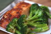 Рыба запеченная с брокколи
