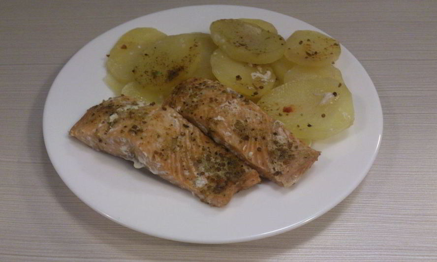 Рецепт рыба, запеченная с картофелем в фольге