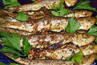 Салака жареная