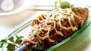 Сельдь с хлебом и сыром по-киевски