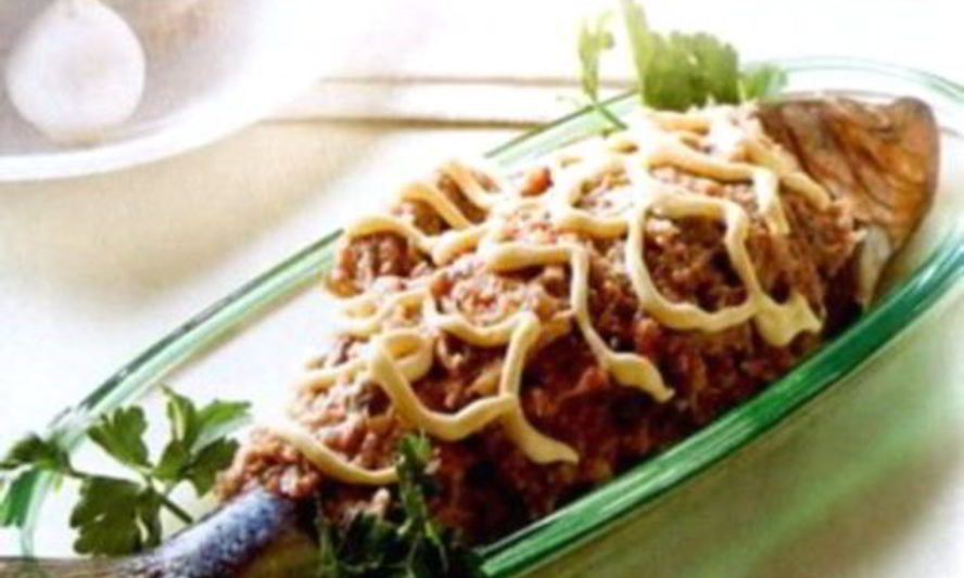 Рецепт сельдь с хлебом и сыром по-киевски