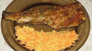 Сельдь, запеченная в маринаде