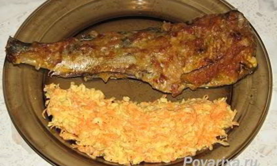 Рецепт сельдь, запеченная в маринаде