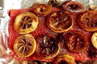 Семга в фольге