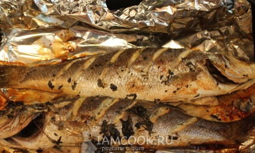 Рецепт сибас, запеченный с каперсами