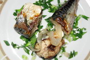 Скумбрия в микроволновке