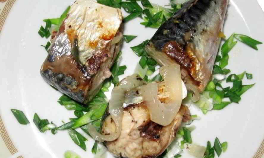 Рецепт скумбрия в микроволновке