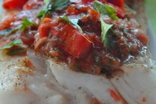 Сочная треска с томатной сальсой