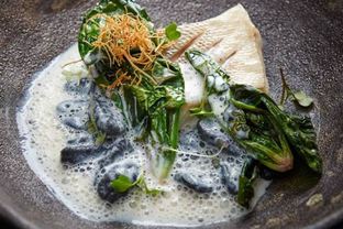 Судак с копченым молоком