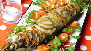 Судак в духовке, запеченный в фольге