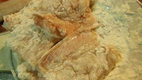 судак в яблочно-сырной шубке