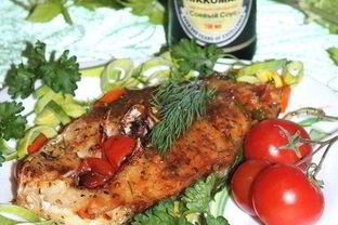 Треска на мангале