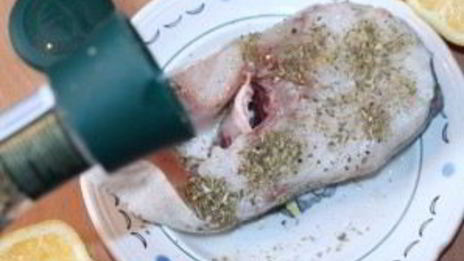 треска на мангале