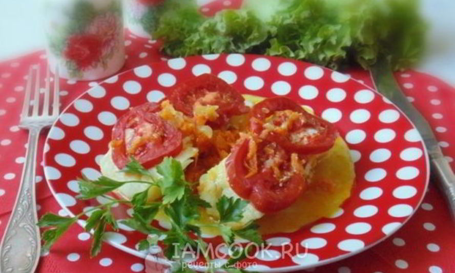 Рецепт треска с овощами в фольге