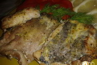 Треска в сметане