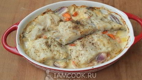 треска запеченная в сметане