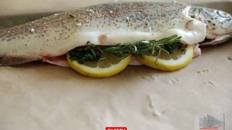 воскресная форель под крошкой