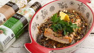 Запеченная пряная форель