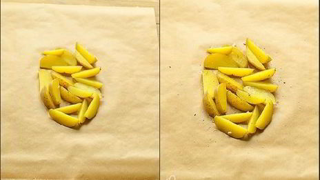 запеченный лосось в конверте