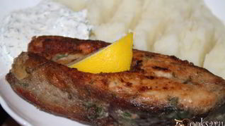 Жареная форель с имбирно-апельсиновой ноткой