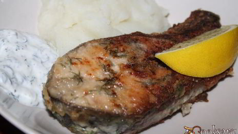 жареная форель с имбирно-апельсиновой ноткой