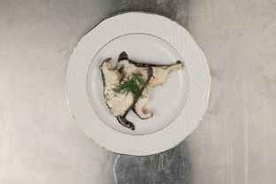 Зубатка в сливочном соусе