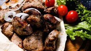 Быстрый шашлык из свинины