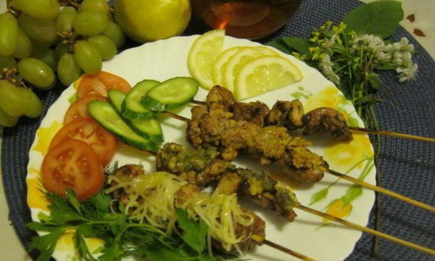 Рецепт куриный шашлык