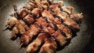 Куриные шашлычки с черносливом