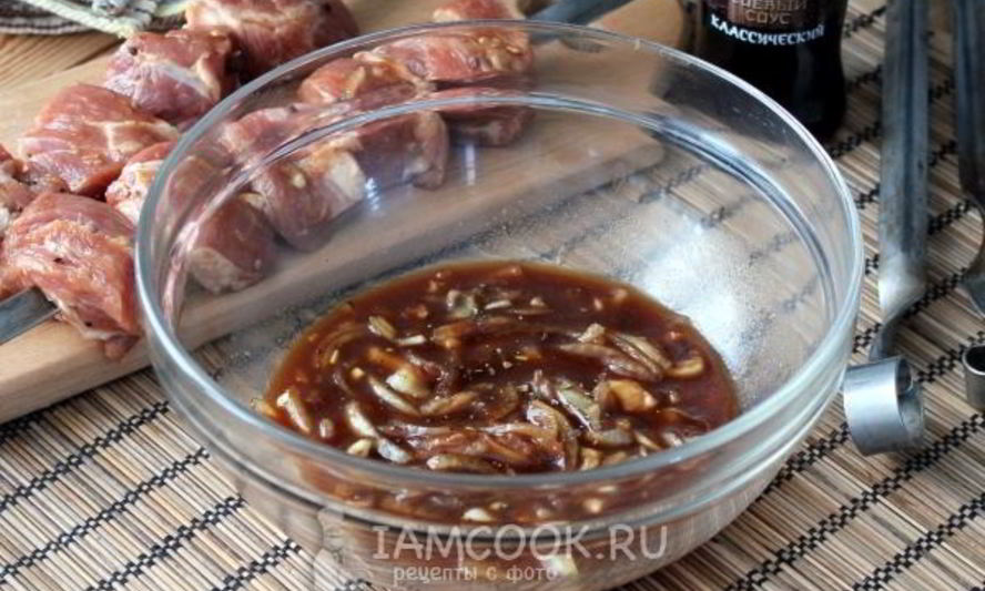 Рецепт маринад для шашлыка с соевым соусом