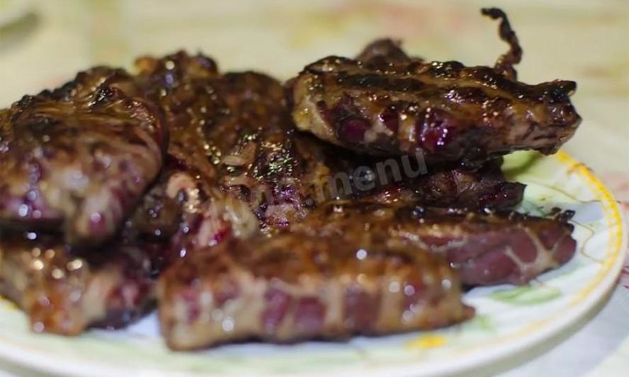 Рецепт печень в жировой сетке шашлык на мангале