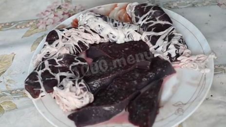 печень в жировой сетке шашлык на мангале