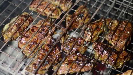 печень в жировой сетке шашлык на мангале